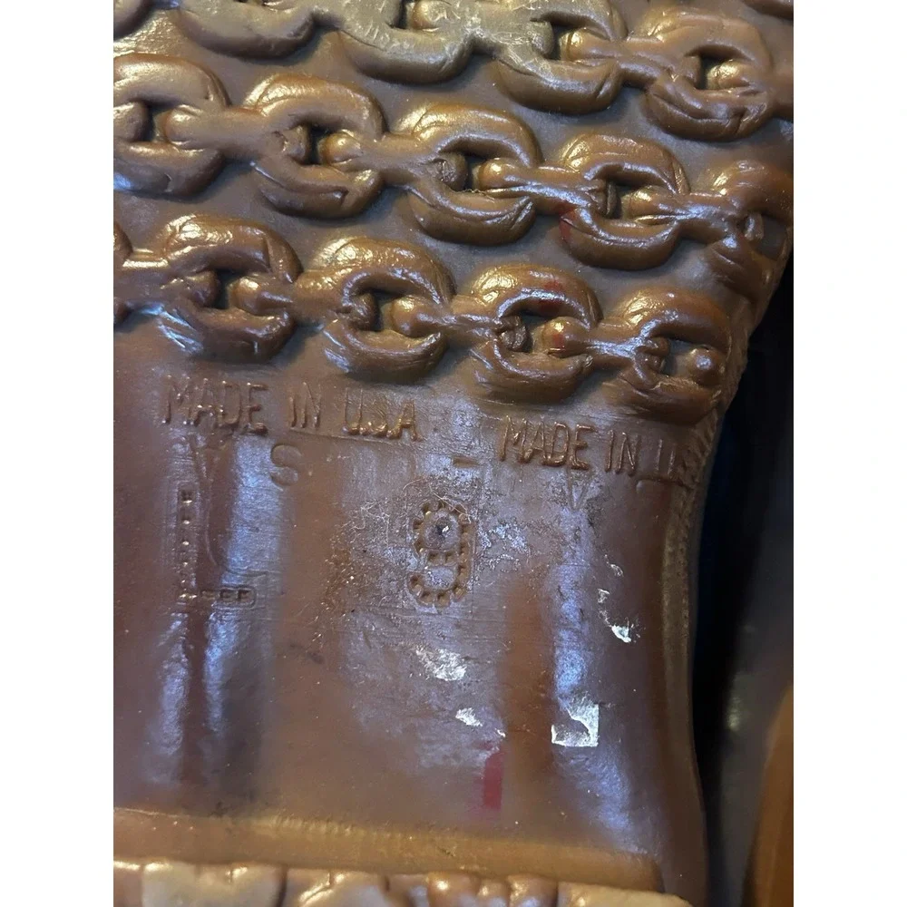 L.L. Bean Maine Hunting Shoes Womens Duck Boots, Size‎ 9 M Vinatge Freeport